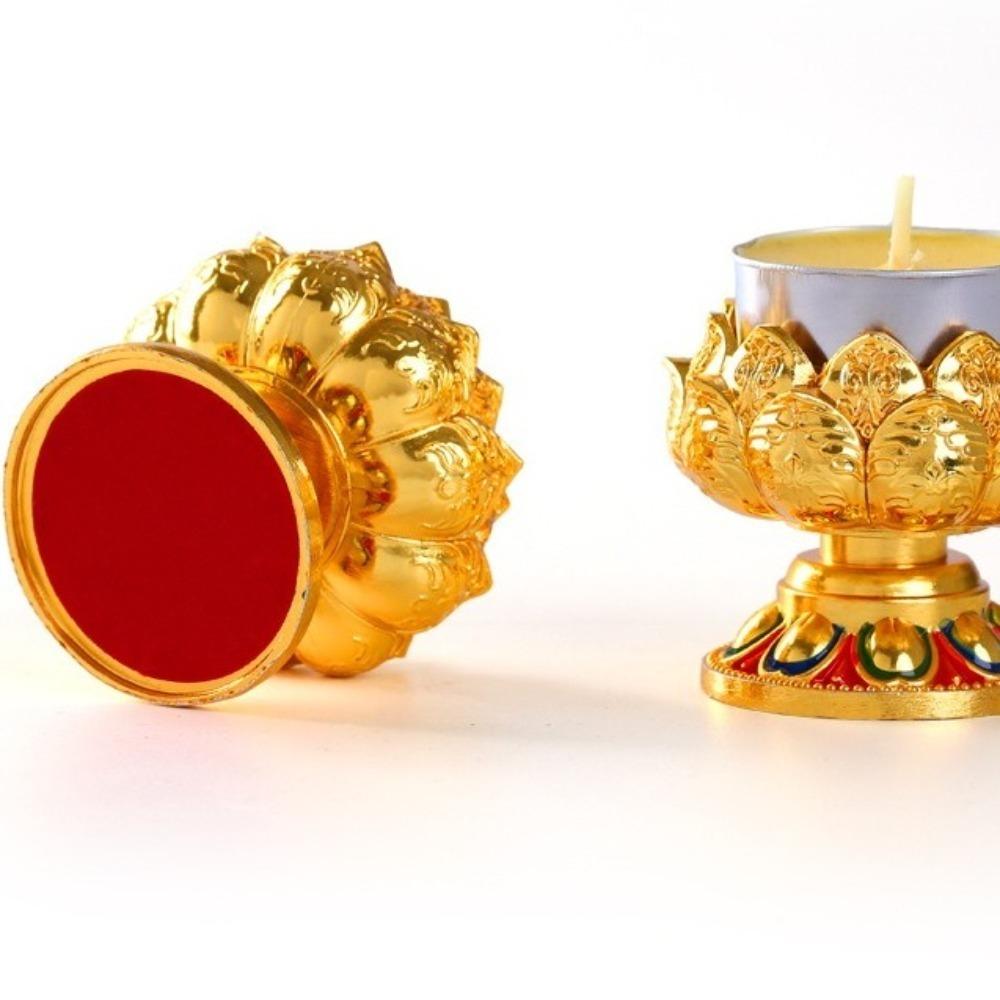 Handicraft Candle Holder Mini Candle Cup Feng Shui Accessories Candle Base  Temple