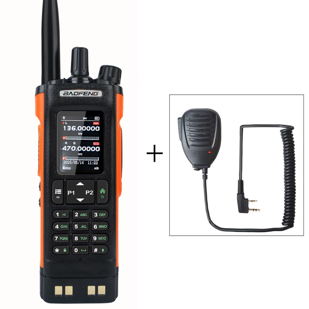 Baofeng DM-32 GPS DMR Цифровая Рация APRS Шифрование AES256 8 Вт Авиационный Диапазон FM 2M 70CM GMRS Двухдиапазонная Радиостанция DM-32UV