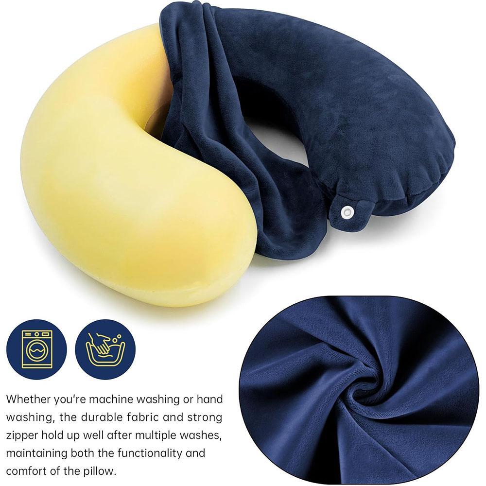 Наволочка U-образной формы темно-синяя 2 шт.