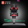 YCS 7060X Ультра HD Тринокулярный Микроскоп с Большой Основой 7-60X Зум X80 4K Камера для Мобильных Телефонов Инструменты Микроскопа для Пайки Печатных Плат