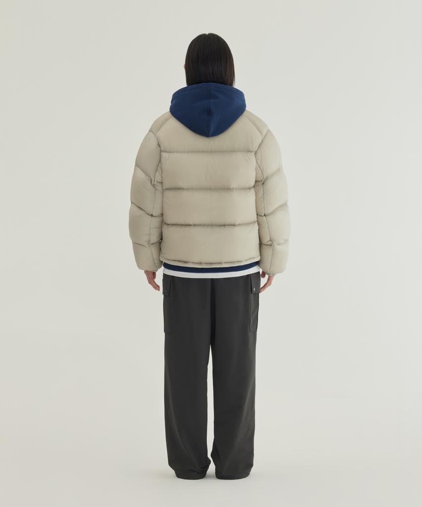 COVERNAT Semi-Wide Fleece-Lined Cargo Easy Pants Charcoal