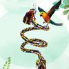 Bird Rope Perch Chewing Toy Bungee Resting Flexible Parrot Climbing Standing Cage