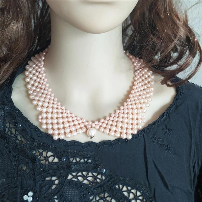 Fashion Sequins Beaded Plastic Masonry Lace Collar DIY Women's Clothing Corsage One-piece Skirt Shopping Trip Wild Decoration