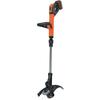 BLACK+DECKER Electric Grass Trimmer - STC1840EPC-QW - 18V - 30 Cm - With 18V Battery - Pivoting Head - Telescopic Tube
