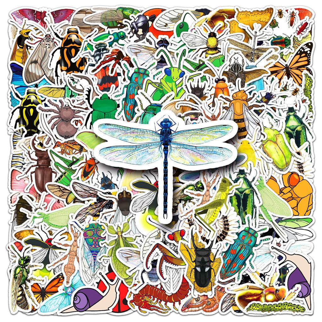 110 Insect Graffiti Personality Ladybug Children's Reward DIY Mobile Case Water Cup Luggage Stickers Waterproof