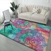 Напольный коврик с узором «Цветок мандалы», коврик для пола, стиль INS, мягкий коврик для пола в спальню, коврик для дома, прачечной, противоскользящие бытовые ковры