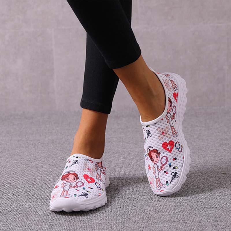 Больница использует легкую противоскользящую хирургическую обувь, мокасины для кормления для женщин, большие размеры 35-43