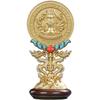 20cm Tibet Buddhism Copper Quasi-mentioned Hokyo Cundī Mirror Statue Sculpture Tantra Faqi Large Size