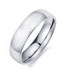 6mm Classic Wedding Ring for Men / Women Gold / Blue /Silver Color Stainless Steel Engagement Ring US Size