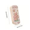 Zipper Capybara Stationery Box Large Capacity Pencil Pouch 3D Capybara Pen Case  Teens Girls Boys