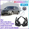 Car Mud Flaps for Mercedes Benz R Class R-Class W251 2011~2016 2012 2013 Mudguard Splash Guards Fender Mudflaps Auto Accessories
