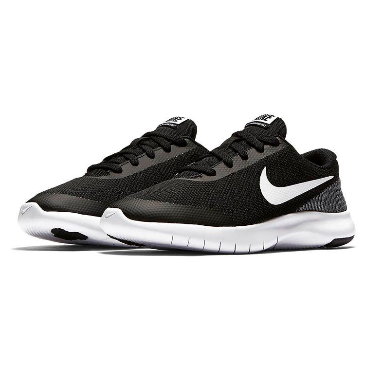 Nike Flex Experience RN 7 Удобная ткань Амортизация Дышащие Низкие Повседневные Беговые Кроссовки Женские Кроссовки Черный Белый 943284-001