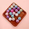 20/40Pcs 8 10mm Acrylic Round AB Color Beads For Jewelry Making DIY Bracelet Necklace Pendant Handmade Material