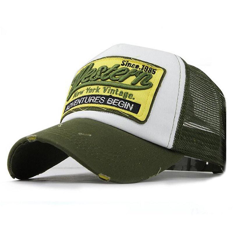 Сетчатые бейсболки Trucker в винтажном стиле Snapback для мужчин и женщин, летние солнцезащитные шляпы