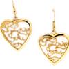 Les Trésors De Lily [L5214] - Золотые дизайнерские серьги «Любовь»