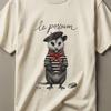 Le Possum Opossum Shirt, Funny Unhinged Comfort Colors Tee