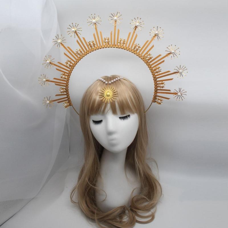 Тиара Корона Ободок Ручная Работа Наборы для Творчества Корона Женский Костюм Повязка на Голову