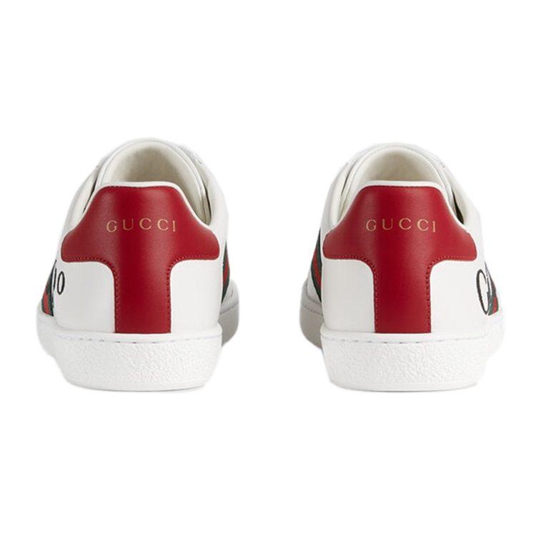 Gucci Женские Ace 'GUCCI 100 Print' Женские 677718 0FI60 9063