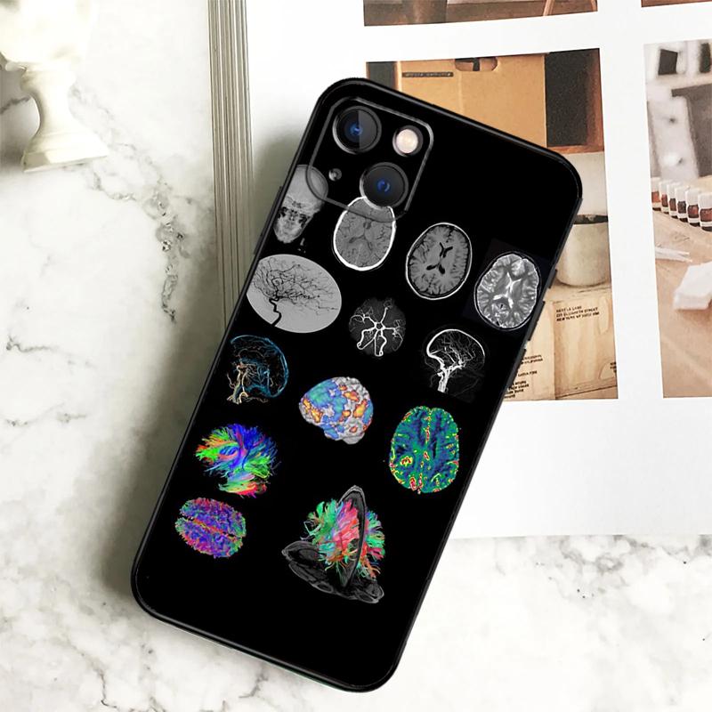 Чехол для телефона 'Анатомия Мозга' для iPhone 17 16 15 14 12 11 13 Pro Max Plus 12 13 Mini 16e 17 Air Cover Coque