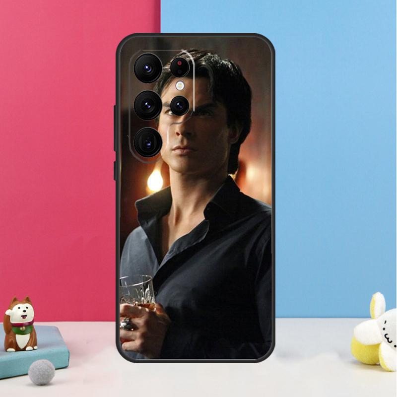 Чехол Damon Salvatore Дневники Вампира для Samsung Galaxy S24 S26 Ultra S20 S21 S22 S23 S25 Plus S10 S25 FE Задняя крышка
