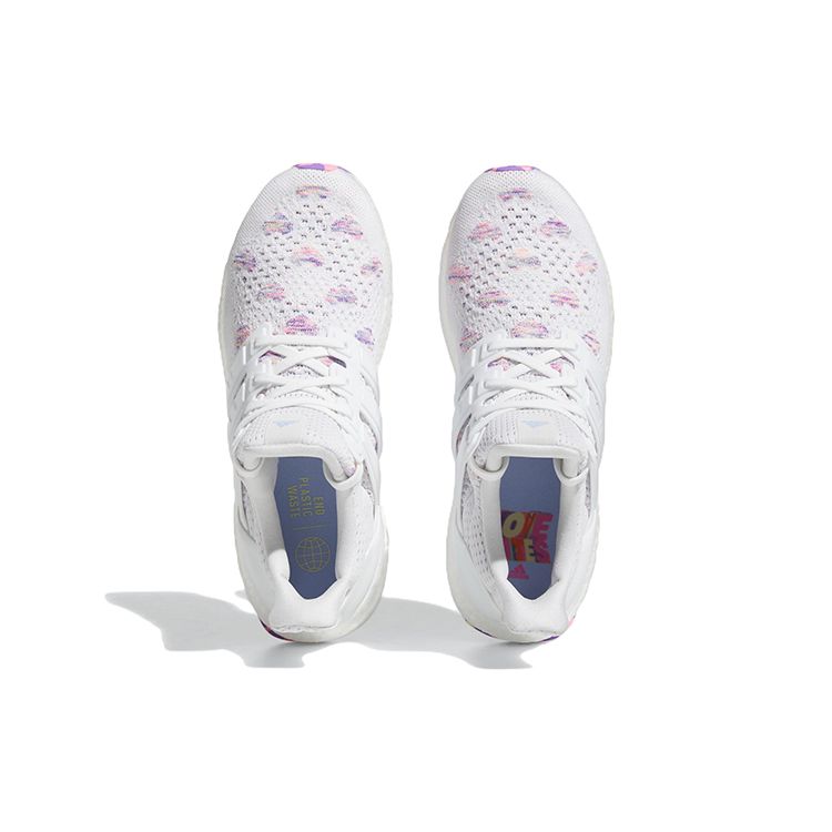 adidas UltraBoost 1.0 Женские кроссовки ко Дню Святого Валентина 2023 White Cloud-White Violet-Fusion HQ3857