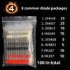1500Pcs Electronic Components Starter Kit Resistor Capacitor LED Diode Transistor Assortment Pack for DIY Arduino