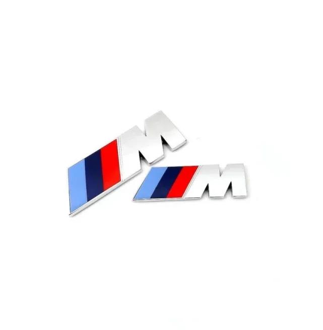 Для BMW M Значок на крыло Значок на крыло Все 1 2 3 4 5 серий Логотип M ABS наклейки, доступны разные размеры.