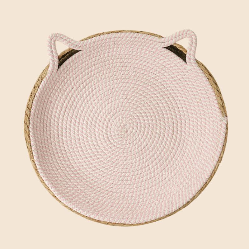 In Summer, Rattan Sisal Cat Scratching Board Cat Litter Is Wear-resistant and Cannot Drop Chips