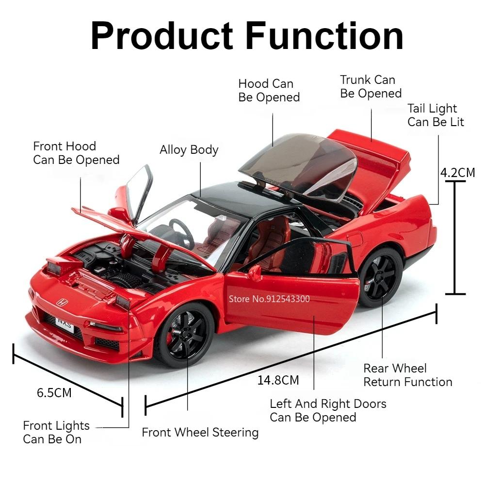 1:32 NSX Lancer Evolution IX Модель Спортивного Автомобиля Игрушка Миниатюрный Транспортный Средство Сплав Литье Под Давлением Двери Открываются Амортизация Хобби Подарки