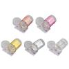 Silicone French Nail Art Stamper Set with Scrapers Double Head Visible Body Jelly Stamping for Nail Art Manicure Designs