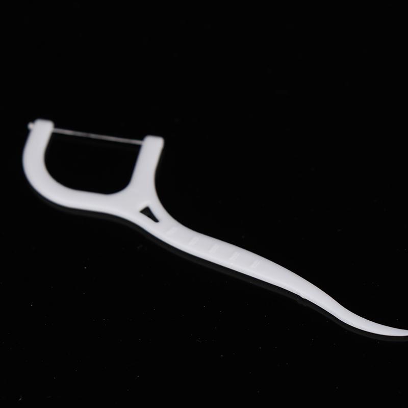 100 шт одноразовые зубные нити межзубные щетки зубочистки чистка зубов