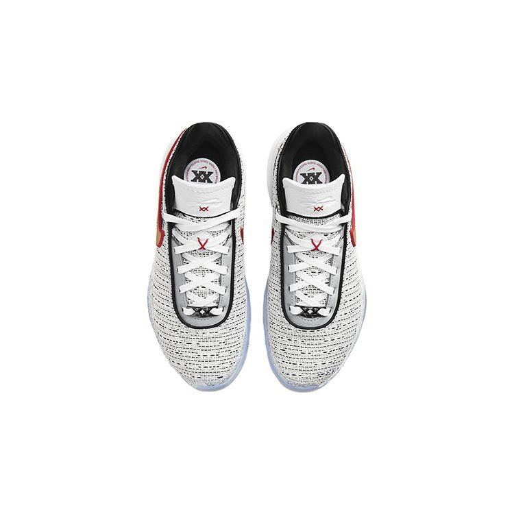Nike Кроссовки LeBron 20 GS The Debut для детей Белый Металлик-Золотой Черный DQ8651-100