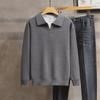 Men's 2022 Autumn/Winter Lapel Polo Pullover Sweater - High-End Trendy Long Sleeve