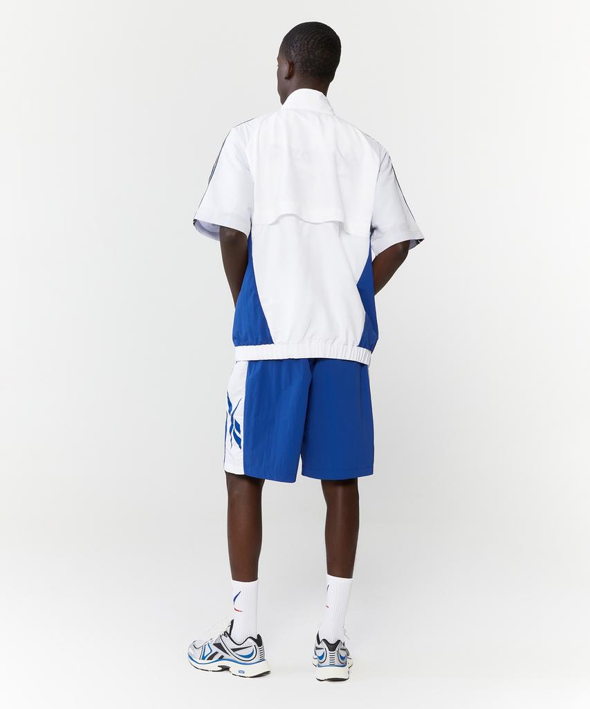 Reebok Vector Block Short Sleeve Anorak - Off White: Blue