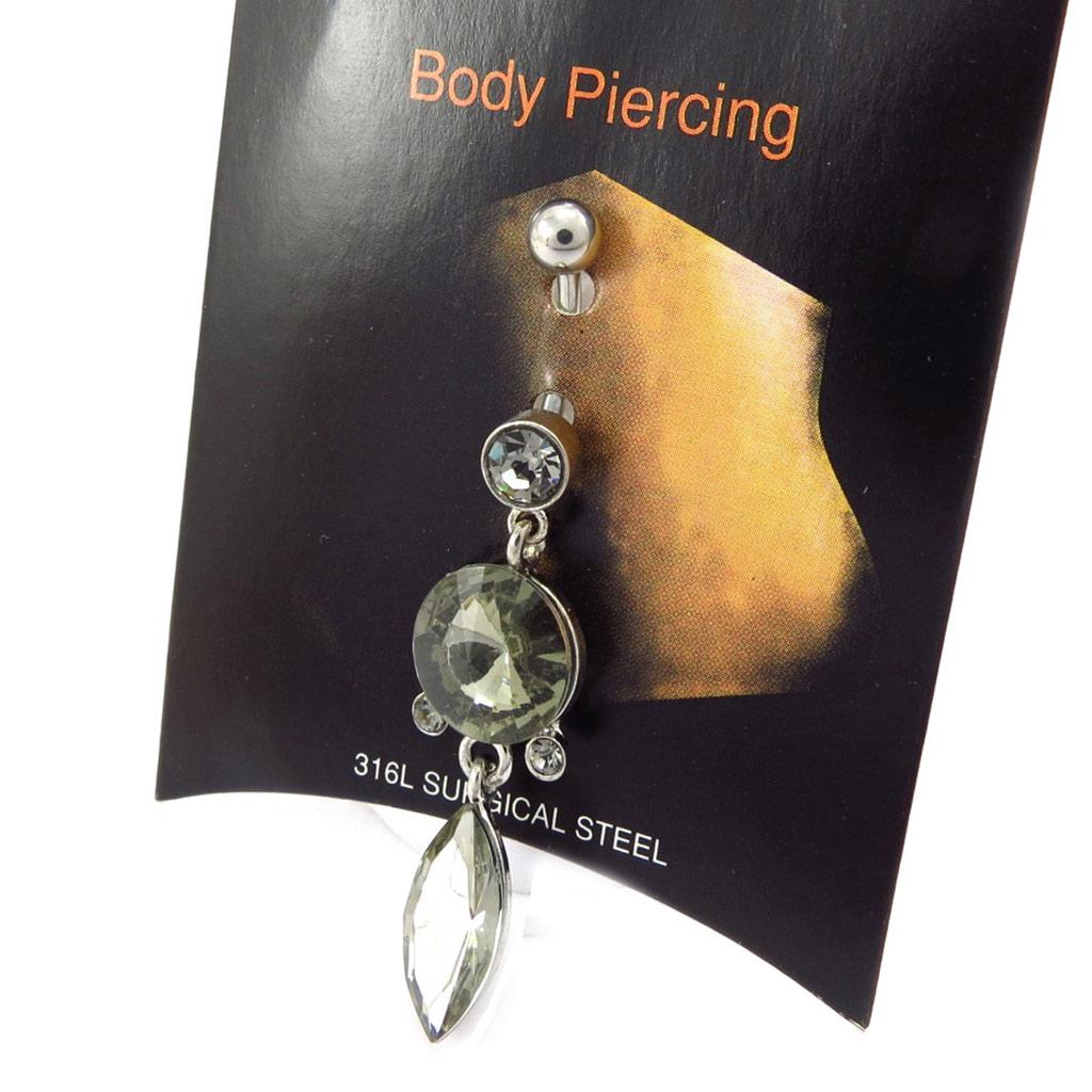 Les Trésors De Lily [K0983] - Пирсинг «Скарлетт» дымчато-серый