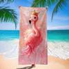 Flamingo Beach Towel Adult European And American Bath Towel Class A Large Bath Towel Absorbent Quick-Drying Towel Adult