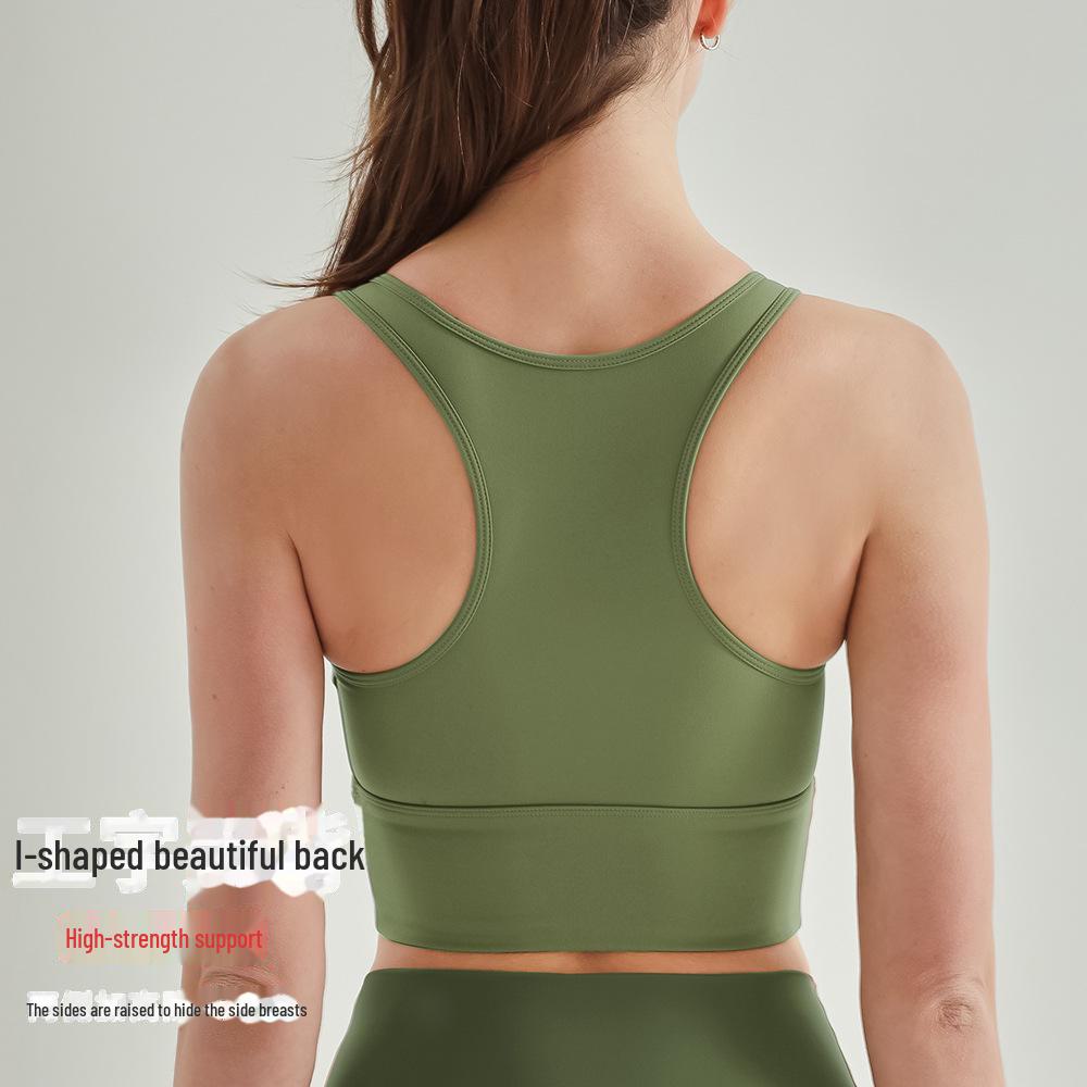 Женский жилет для йоги повышенной прочности: Бюстгальтер Sanded Nude Feel, цельный, фиксированная чашка, ударопрочный, для фитнеса сзади