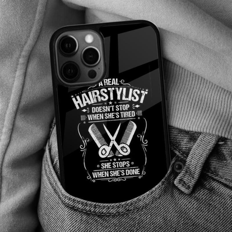 Я люблю парикмахера Мягкий чехол для телефона для iPhone 17 Air 16e Pro max 15 Pro 13 14 Plus 11 12 MagSafe Магнитный Coque