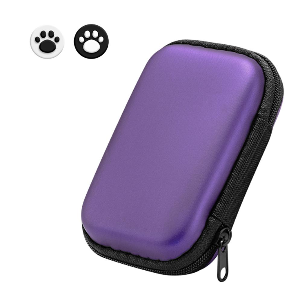 EVA Hard Carrying Case Shockproof with 2 Joystick Caps Hardshell Case Anti-scratch Protection Bag Waterproof for Miyoo Mini Plus