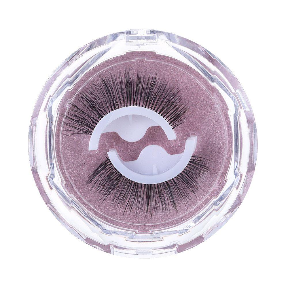 Fake Eyelashes No Glue Needed Thick Natural Curly Reusable 3D Mink Self-adhesive False Eyelashes