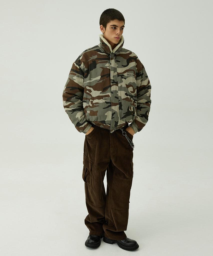 MAGOODGAN Farburn 4417 Cargo Corduroy Black Pants