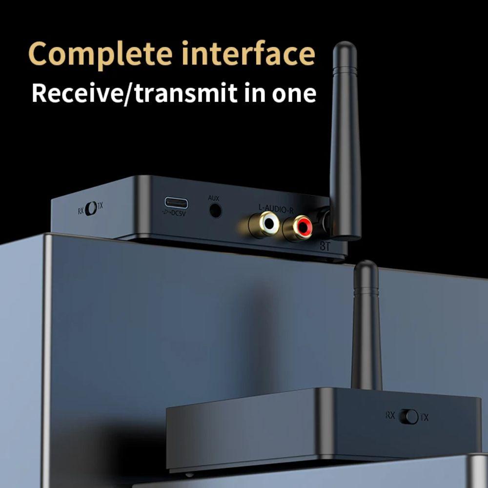 Двойной беспроводной аудиоадаптер Bluetooth 5.3 передатчик приемник домашний кинотеатр