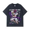 275 GSM Washed T-shirts 100% Cotton One Piece V3 Sun God Nika Print Unisex Heavy Cotton T Shirt
