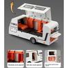 1/20 Scale Rolls Royce Cullinan Trailer RV Camping Van Diecast Model Alloy Metal Car Sound & Light Pull Back Home Display Ornament Boy