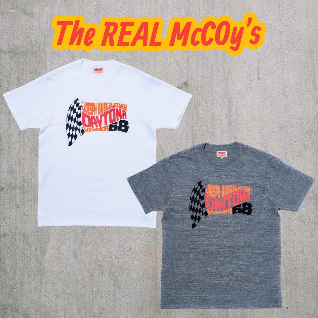 The Real Mccoys Buco Athletic Tshirt Daytona 68 Bc26008 White Gray Japan New