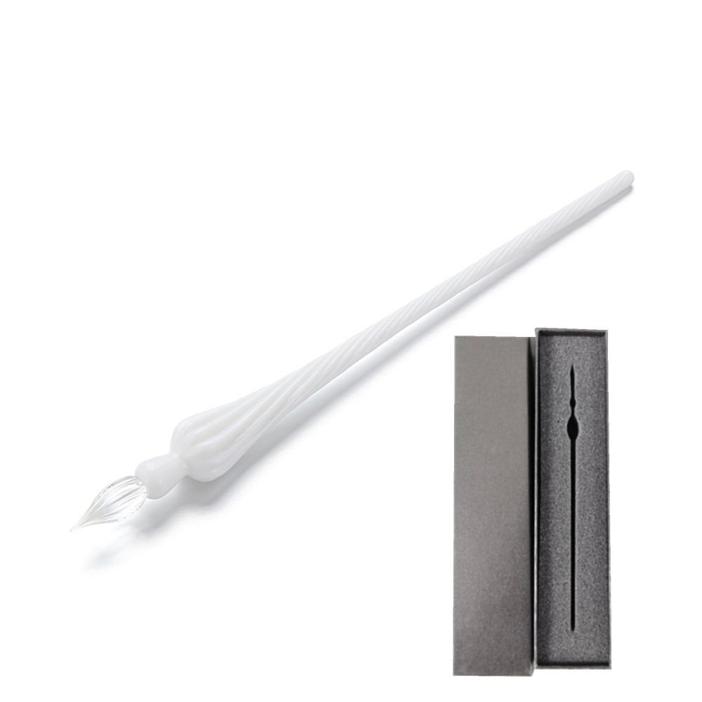 Канцелярские товары Винтажные Подписные Чернила для Заправки Ручной работы Перьевые ручки Хрустальное Перо для Макания Стеклянное Перо для Макания