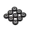 9 Pcs  Pack Black Aluminium Pulley Wheels Roller Bearings for 3D Printer