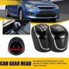 Ручка переключения передач 5/6 скоростей для FORD Mondeo Mk4 S-Max C-Max Focus Mk2 Kuga, кожаный рычаг переключения передач, головной убор, автомобильные аксессуары