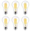 DiCUNO LED Bulbs, E26 Base, Warm White, 120W Equivalent, Edison 12W Filament Bulbs, 1650lm, 2700k, Standard Bulb Shape, Clear, Energy Saving,
