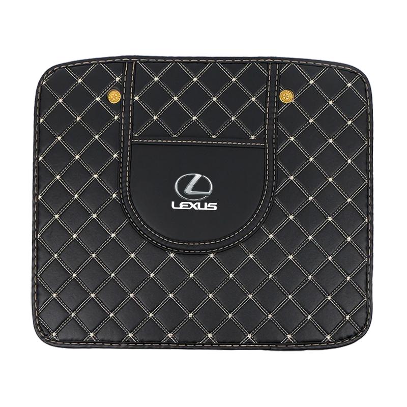 Interior Stickers PU Leather Car Anti-Kick Mats Auto Seat Back Protector Cover Styling For Lexus ES RX LS IS NX CT LX IS250 IS20